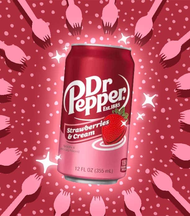 Dr. Pepper Strawberries and Cream Can