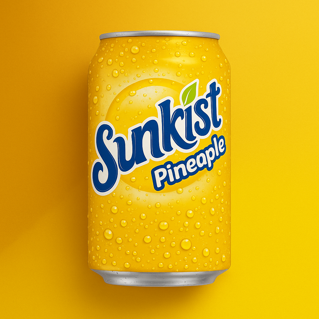 Sunkist Pineapple Can